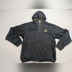 Scentlok Reticle Hoodie 85107 Black 1/4 Zip Pullover Pocket Men’s Large